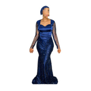 Robe de soirée Bleu, Taille M, Quasi-neuf