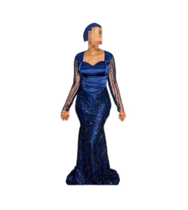 Robe de soirée Bleu, Taille M, Quasi-neuf