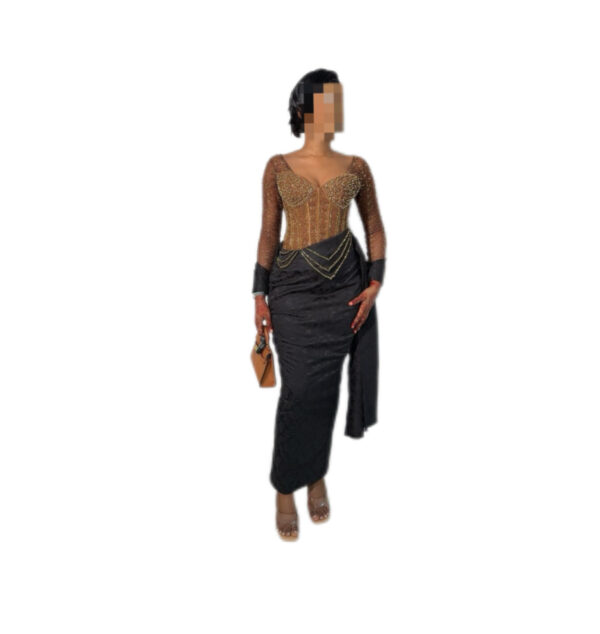 Robe de soirée Noir, Taille S, Quasi-neuf