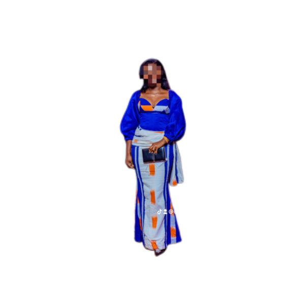 Robe, Taille M, Quas-neuf, foulard