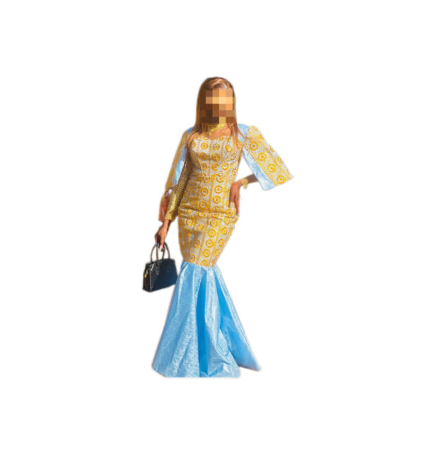 Robe bazin Getzner, Taille M, Quasi-neuf