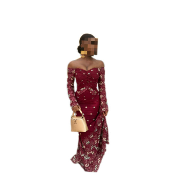 Robe brodé Voile, taille M, Très bon état