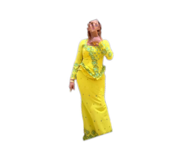 Jupe complet Brodé Lafaya, taille L, Quasiment-neuf, foulard