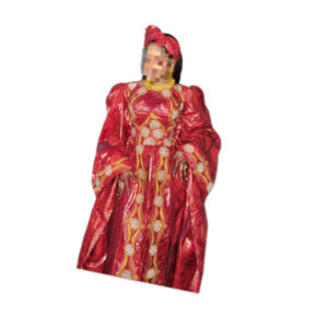 Jupe complet Bazin Getzner Gala, Taille M,, Quasi-neuf, foulard