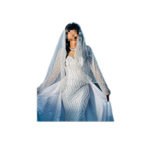 Robe de mariée, taille S, Quasi-neuf, Voile