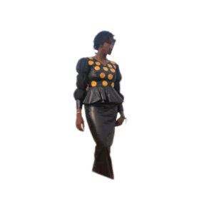 Jupe complet Bazin Getzner, taille S, Quasi-neuf
