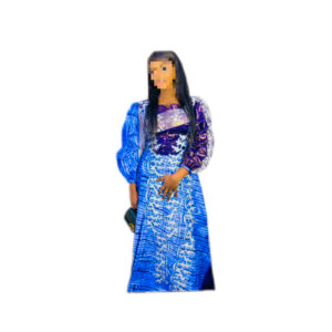 Robe bazin, taille M, Quasi-neuf