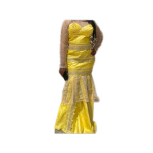 Robe bazin Getzner teinté, Taille L, Quasi-neuf