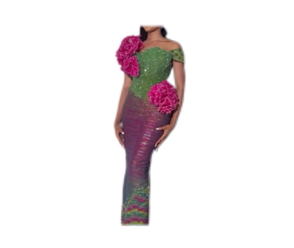 Robe de soirée Kente, Taille M, Quasi-neuf