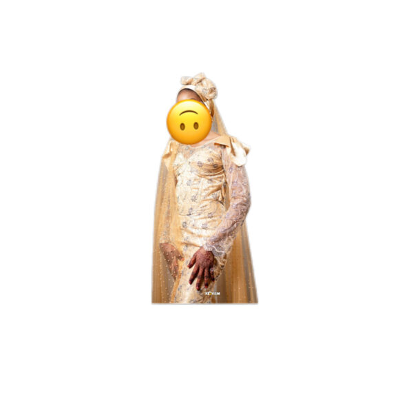 Robe brodé, taille S, Quasi-neuf, foulard