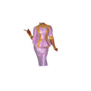 Jupe complet bazin getzner, taille M, Quasi-neuf, foulard