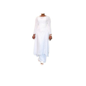 Robe de mariée brodé Autriche, taille XL, Quasi-neuf, foulard