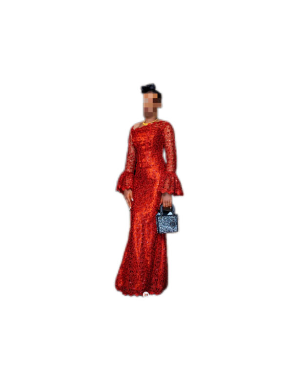 Robe de soirée rouge, taille S, Quasi-neuf