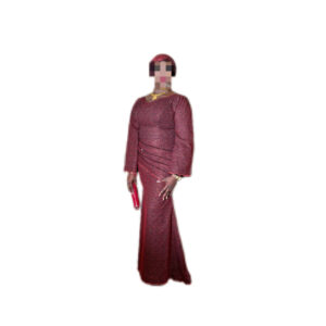 Robe brodé autriche, taille XL, Quasi-neuf, foulard