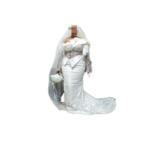 Robe de mariée, taille XXL, Quasi-neuf, voile