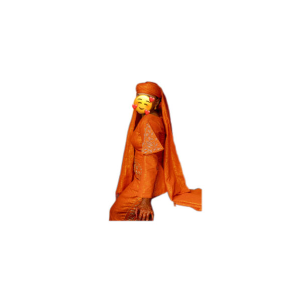 Tenue traditionnel mariage, taille S, Quasi-neuf, foulard
