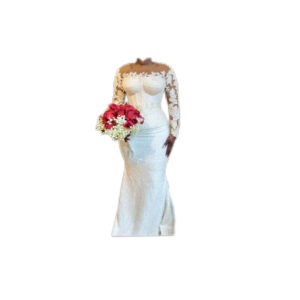 Alternative view of Robe de mariée Sabiq, Taille L, Quasi-neuf, voile