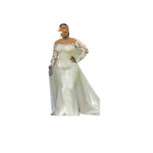 Robe de mariée Sabiq, Taille L, Quasi-neuf, voile