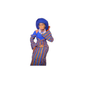 Tenue de mariage traditionnelle, taille M, Quasi-neuf, foulard