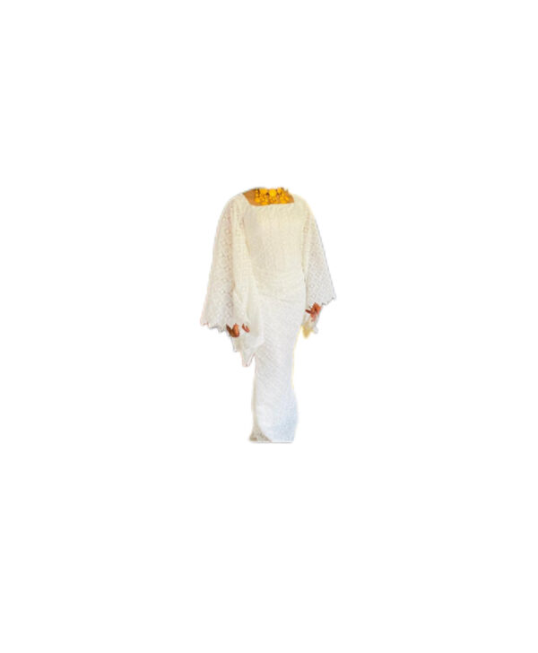 Brodé blanc, taille M, Quasi-neuf