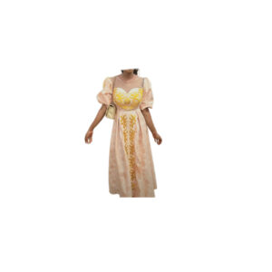 Robe bazin Getzner, taille S, Très bon état, foulard