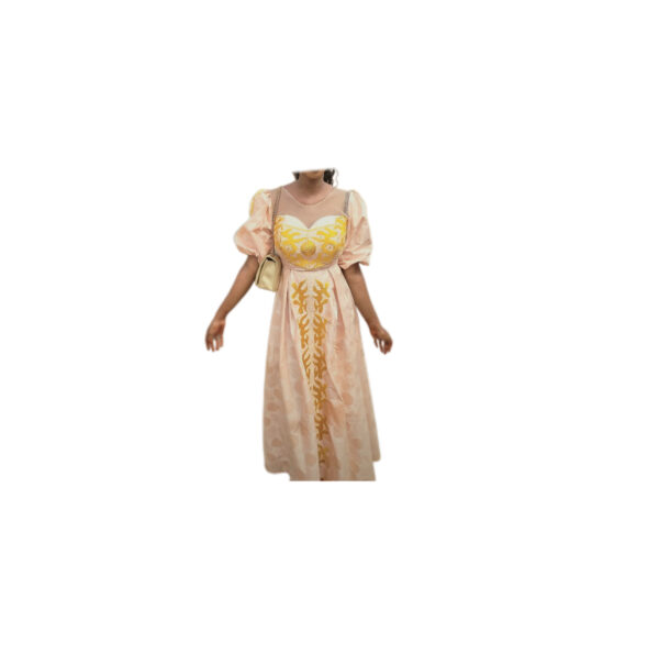 Robe bazin Getzner, taille S, Très bon état, foulard
