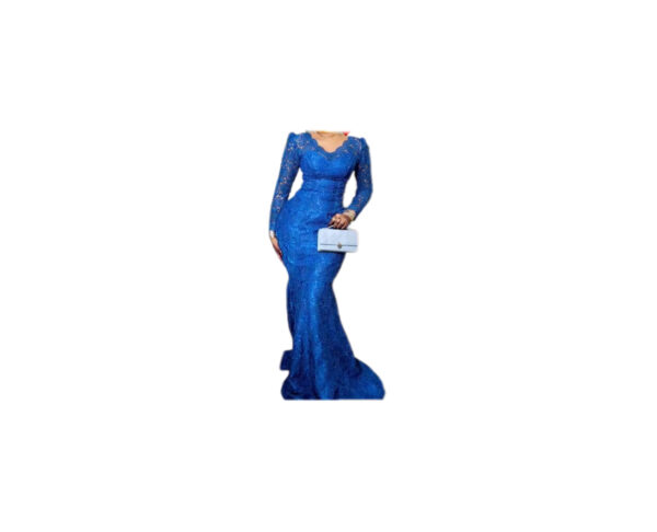 Robe brodé Guipure, taille M, Quasi-neuf, turban