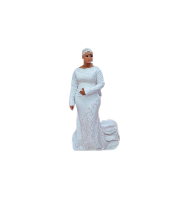 Robe de mariée, taille XL, Quasi-neuf, voile