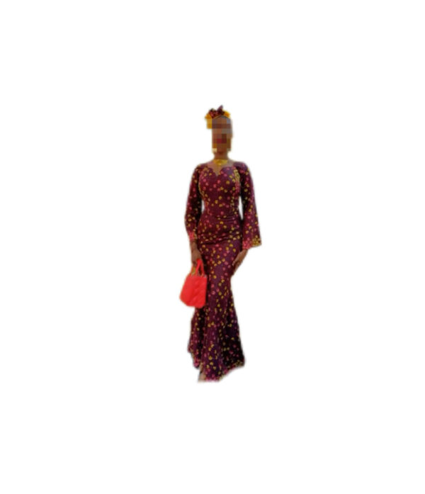 Robe brodé, taille S, Quasi-neuf, turban