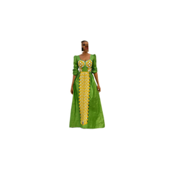 Robe bazin Getzner, taille M, Quasi-neuf, foulard