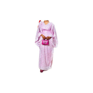 Robe brodé, taille M, Quasi-neuf, foulard