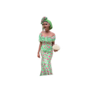 Robe brodé, taille S, Quasi-neuf, turban