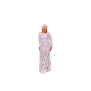 Robe brodé SK couture, taille M, Quasi-neuf, foulard