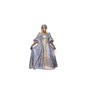 Robe Bazin Bellange, taille M, Quasi-neuf, foulard