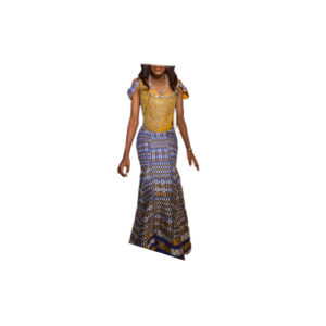 Robe de soirée Kente, Taille S, Quasi-neuf