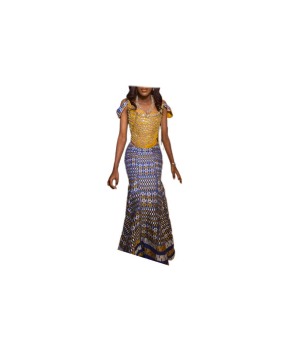 Robe de soirée Kente, Taille S, Quasi-neuf