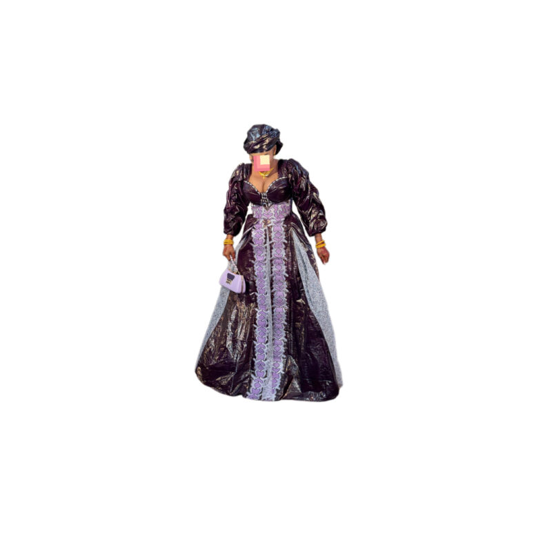 Robe bazin Getzner, taille M, Quasi-neuf, foulard
