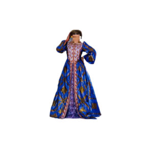 Robe bazin riche, taille M/L, Quasi-neuf, foulard