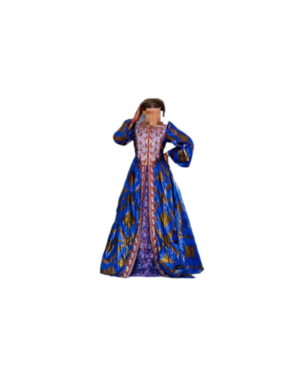 Robe bazin riche, taille M/L, Quasi-neuf, foulard