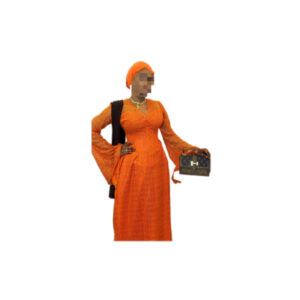 Robe brodé, Taille S/M, Quasi-neuf, foulard