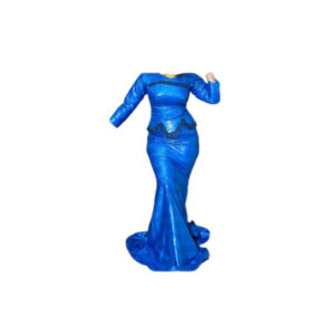 Jupe complet bazin, taille L, Foulard