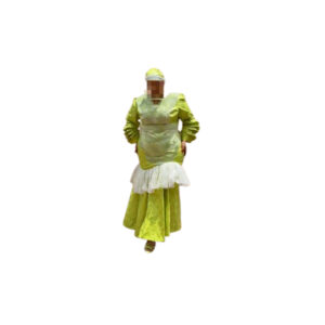Robe bazin Getzner, taille XXXL, Quasi-neuf, foulard