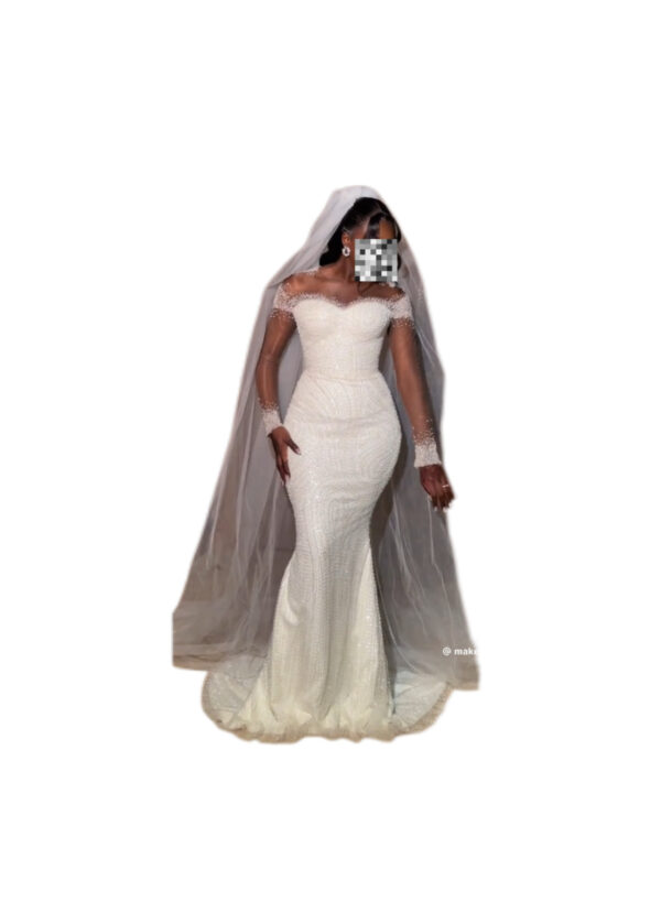 Robe de marié Sabiq Concept, taille M, Quasi-neuf, voile