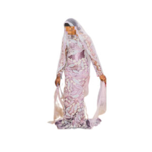 Robe de soirée, taille M, Quasi-neuf, voile