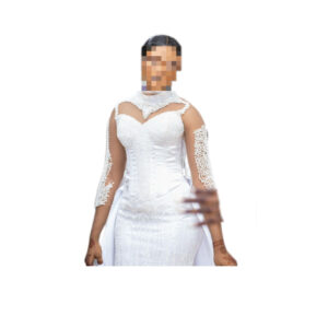 Robe de mariée, taille M, Quasi-neuf, voile