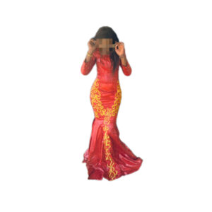 Robe Bazin taille M, Quasi-neuf