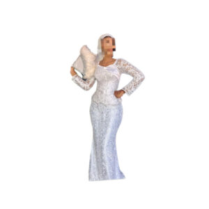 Tenue de mariée, taille M, Quasi-neuf, turban