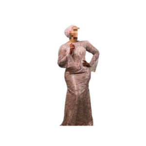 Robe de soirée, Taille L, Quasi-neuf, foulard