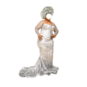 Robe de soirée, taille XXL, Quasi-neuf, foulard