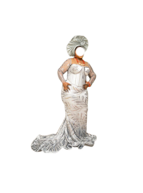 Robe de soirée, taille XXL, Quasi-neuf, foulard